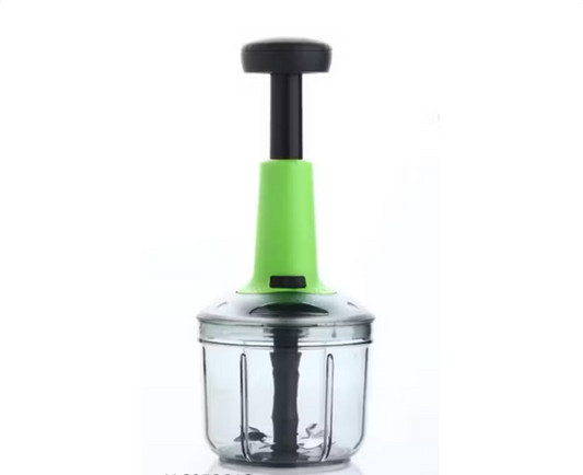 KAIVAL Chopper Combo Of 1000ML “Push Chopper” Large Manual Hand-Press Vegetable “Chopper”