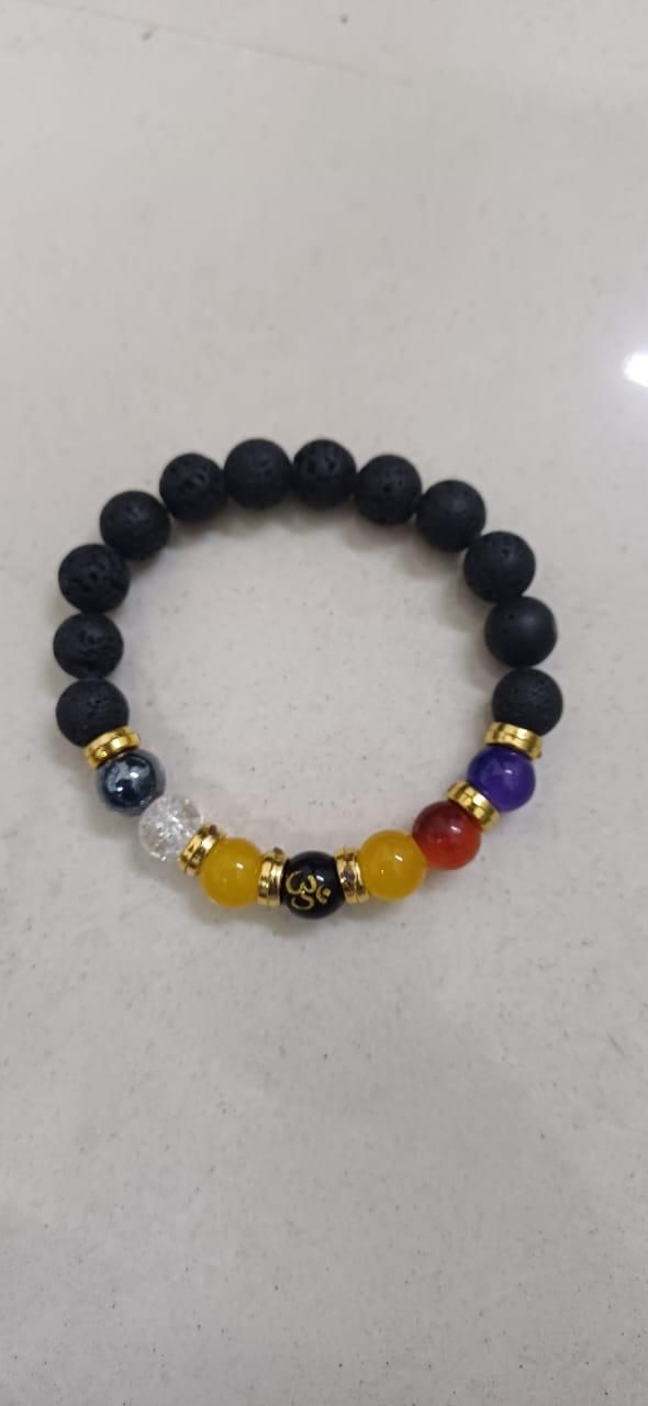 Natural Beads Om Bracelet - FreshShopStore