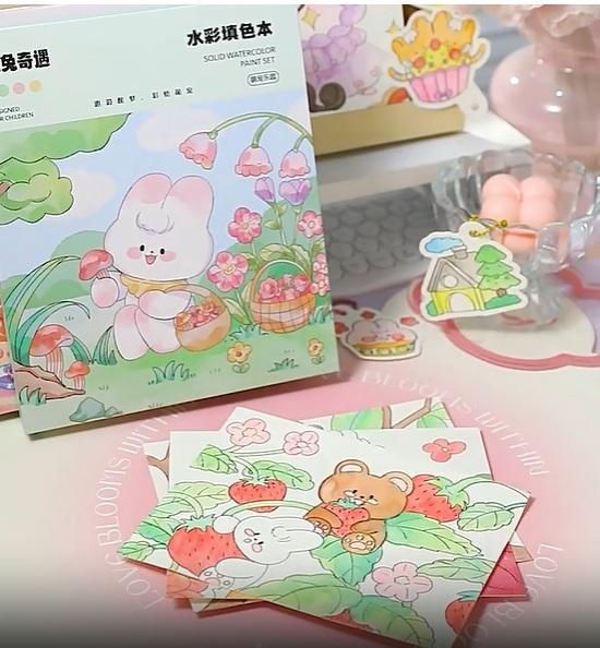 Cartoon Art Coloring Painting Set for Kid's - FreshShopStore