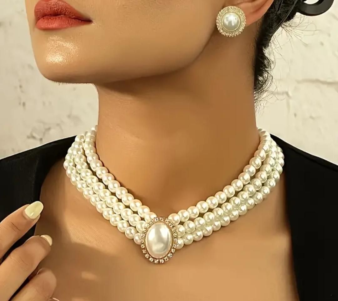 Artificial Pearl Necklace - FreshShopStore