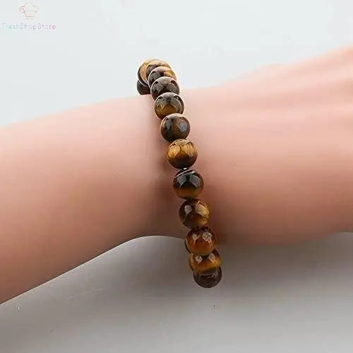 Tiger Eye Yellow Crystal Healing Stone Bracelet (Pack of 2) - FreshShopStore