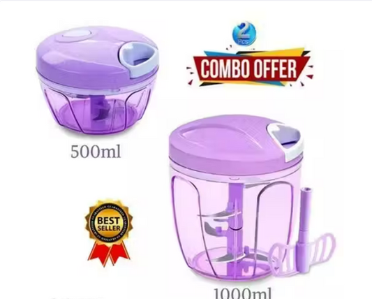 Kaival® 2 Pcs Combo Chopper offer Size Kitchen Dori Handy Vegetable and Fruit