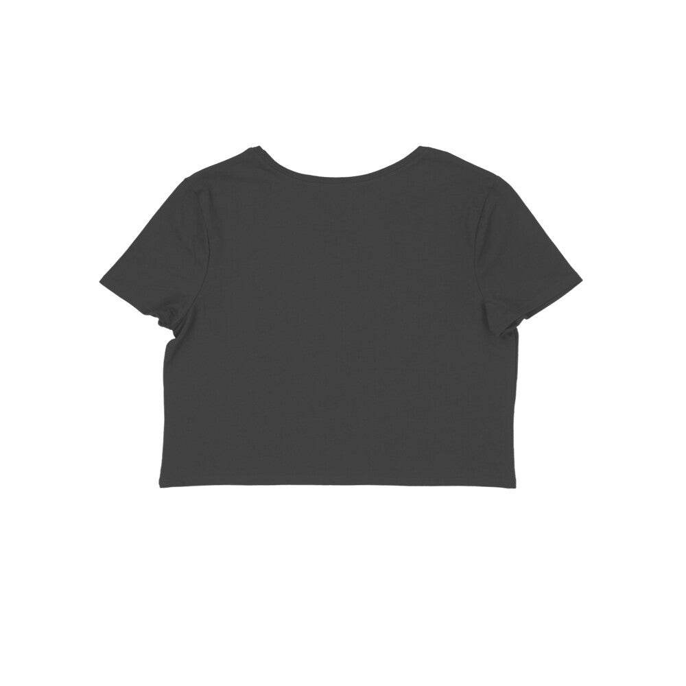 FreshShopStore trendy Indian spiritual t-shirt White Cotton Crop - FreshShopStore