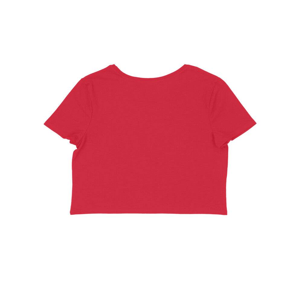 FreshShopStore trendy Indian spiritual t-shirt White Cotton Crop - FreshShopStore